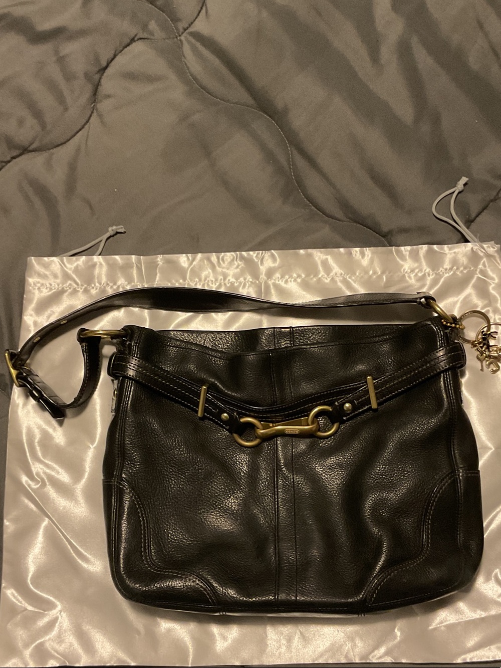 Coach Black Vintage Hampton Bag